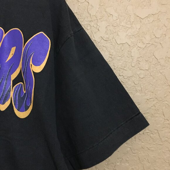 Foo Fighters European Tour All Over Print AOP T-Shirt XL Faded Black - Picture 2 of 6